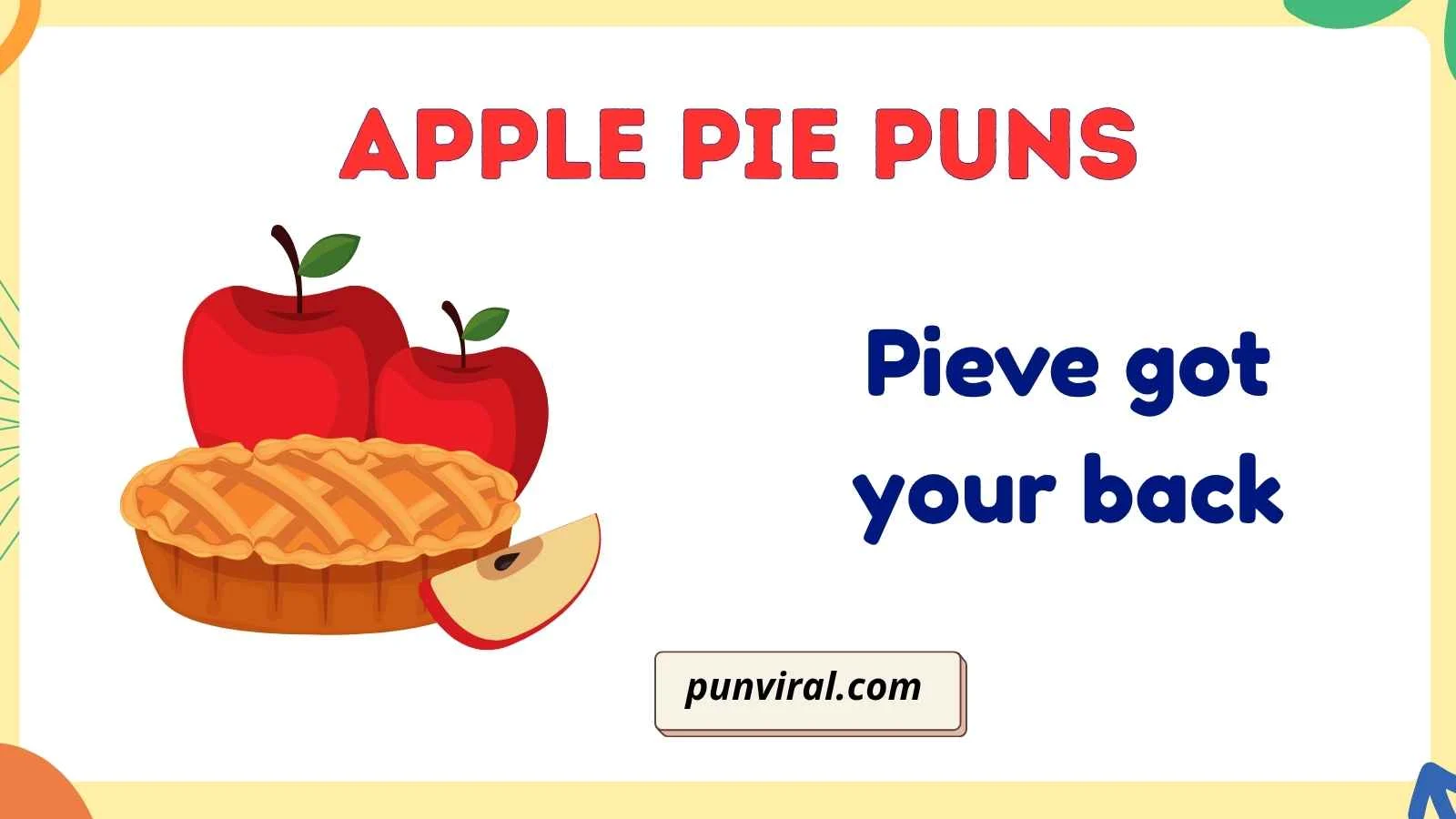 apple pie puns