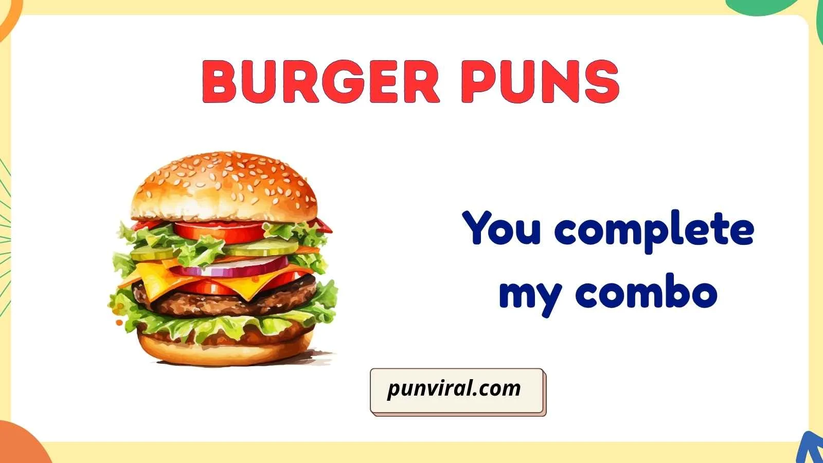 burger puns
