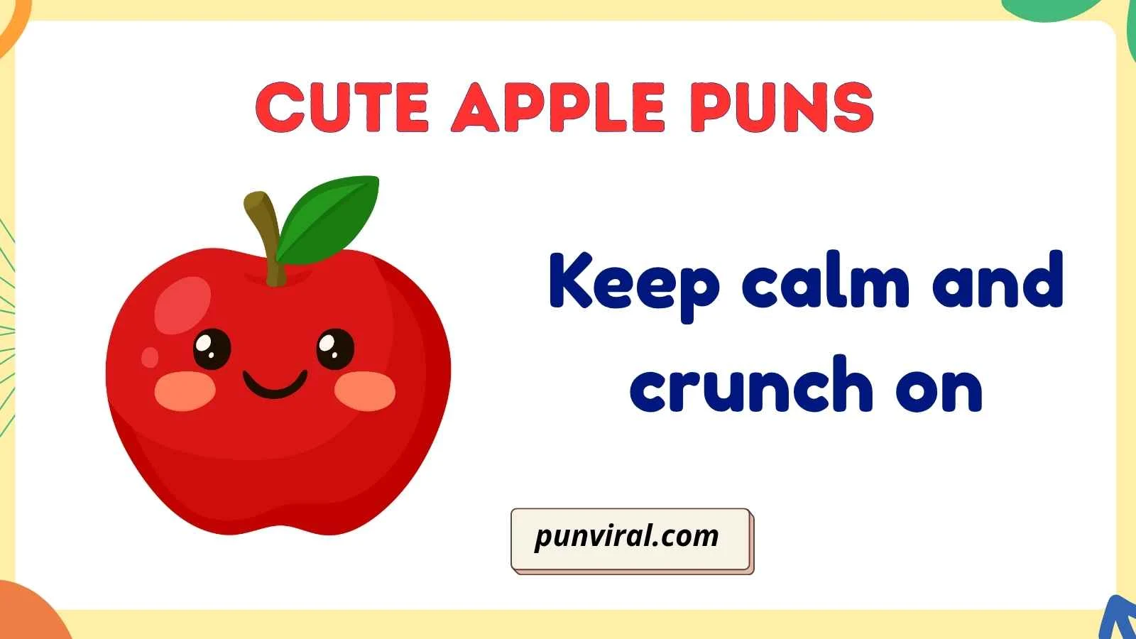 Cute Apple Puns