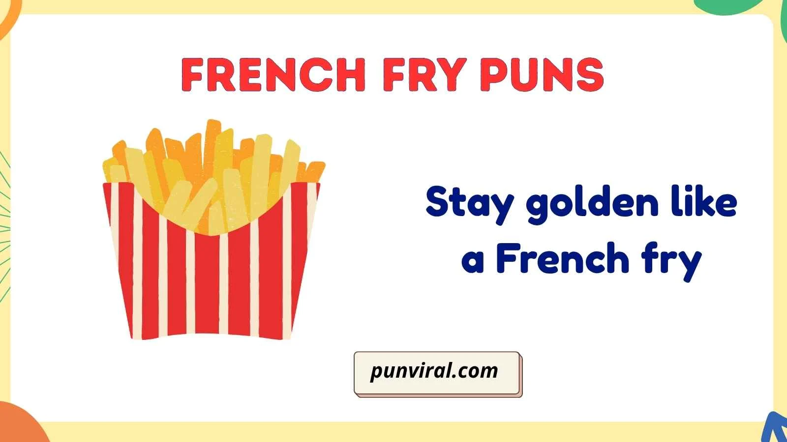 french fry puns