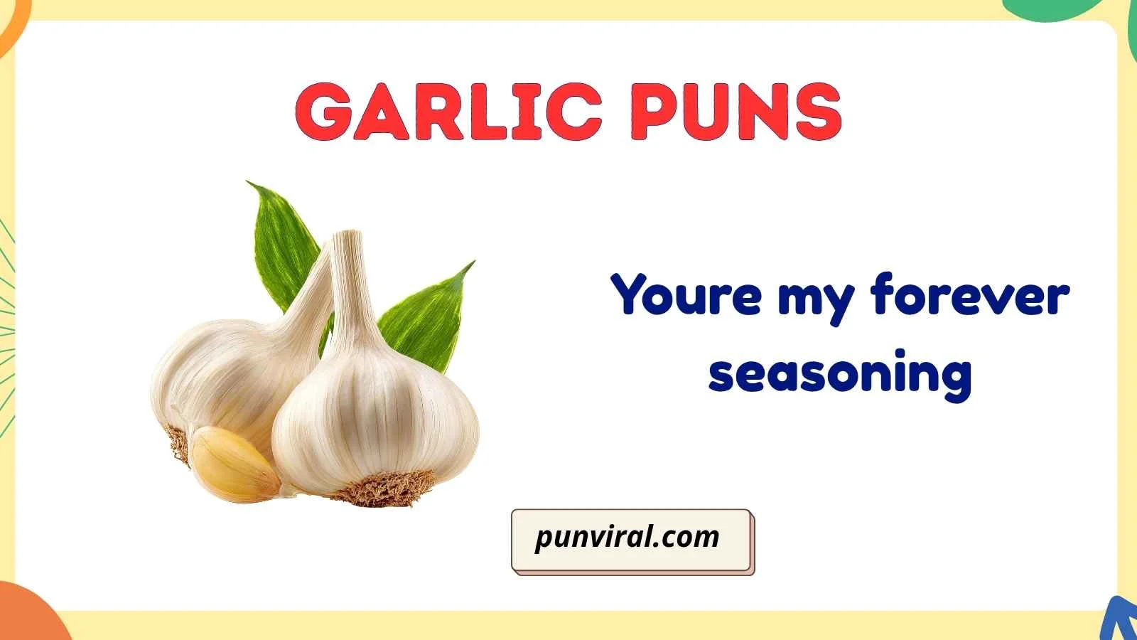 garlic puns