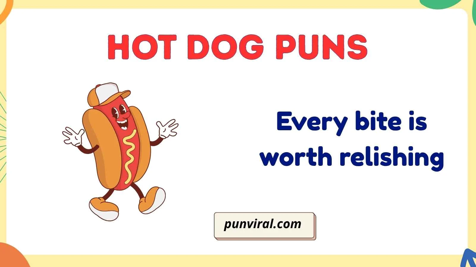 hot dog puns