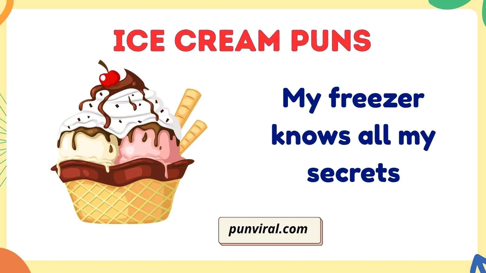 Ice Cream Puns